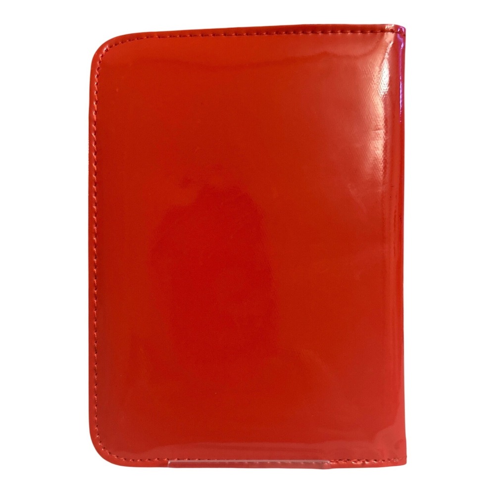 Coach Red Patent Horse and Carriage Notebook Cover Organizer Wallet with Notepad - Picture 4 of 9
